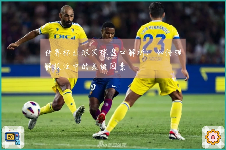 世界杯让球买球盘口解析：如何理解投注中的关键因素